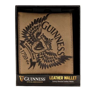 Guinness Wings Print Leather Wallet